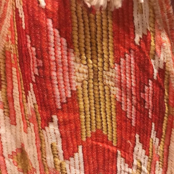 Poncho fringe boho chic top - Picture 5 of 6